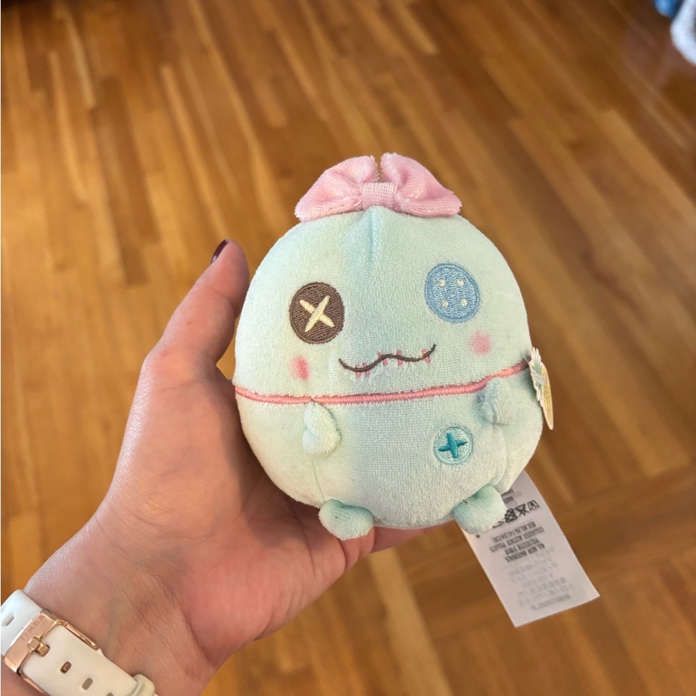 Disney Pastel Green and Pink Stuffed Toy